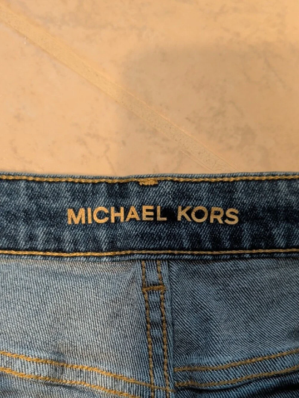 Michael Kors Dark Blue Flared Jeans Women